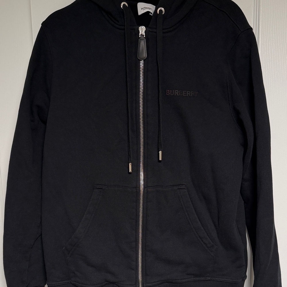 Burberry Black Hooded Sweatshirt